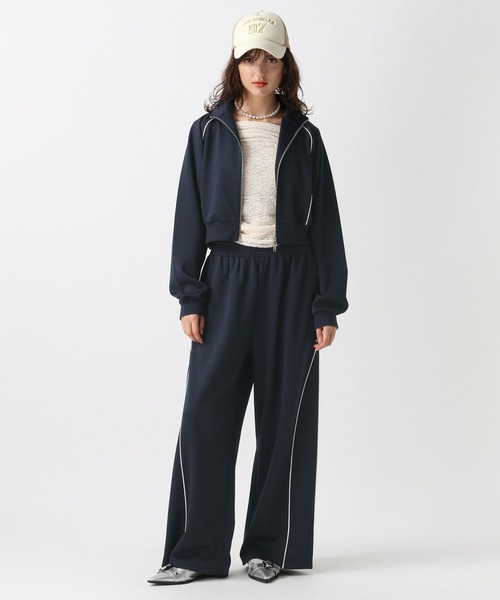 FOREVER 21（フォーエバー トゥエンティーワン）の「【2024FW】ラインワイドジャージパンツ（その他パンツ・レディース・ブラック/グレー/ネイビー/レッド・SMALL/MEDIUM）」の22枚目の写真