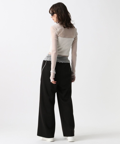 FOREVER 21（フォーエバー トゥエンティーワン）の「【2024FW】ラインワイドジャージパンツ（その他パンツ・レディース・ブラック/グレー/ネイビー/レッド・SMALL/MEDIUM）」の9枚目の写真