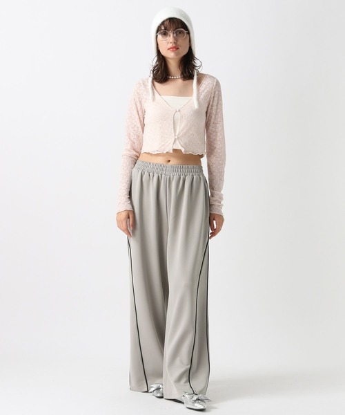 FOREVER 21（フォーエバー トゥエンティーワン）の「【2024FW】ラインワイドジャージパンツ（その他パンツ・レディース・ブラック/グレー/ネイビー/レッド・SMALL/MEDIUM）」の11枚目の写真