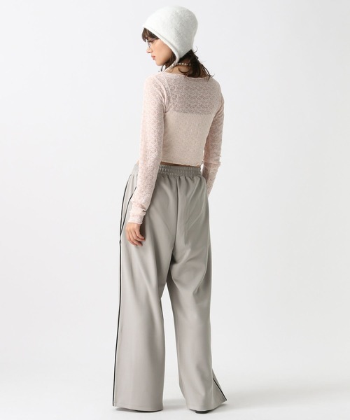 FOREVER 21（フォーエバー トゥエンティーワン）の「【2024FW】ラインワイドジャージパンツ（その他パンツ・レディース・ブラック/グレー/ネイビー/レッド・SMALL/MEDIUM）」の13枚目の写真