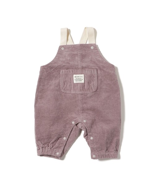 BEAMS mini（ビームスミニ）の「【WEB限定】ベビー コーデュロイ サロペット 2024（70～80cm）（サロペット/オーバーオール・キッズ・パープル系その他4/ナチュラル・80/70）」の10枚目の写真