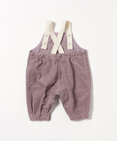 BEAMS mini（ビームスミニ）の「【WEB限定】ベビー コーデュロイ サロペット 2024（70～80cm）（サロペット/オーバーオール・キッズ・パープル系その他4/ナチュラル・80/70）」の13枚目の写真