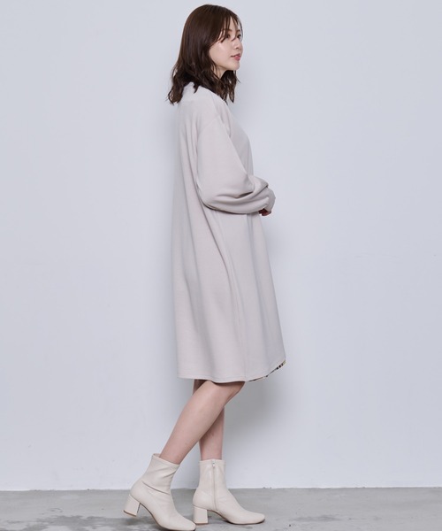 Arnold Palmer(アーノルドパーマー)の「パーマーチェック ドッキング スリット ワンピース(ワンピース・レディース・ベージュ/ネイビー/アイボリー・S/M/L)」の12枚目の写真