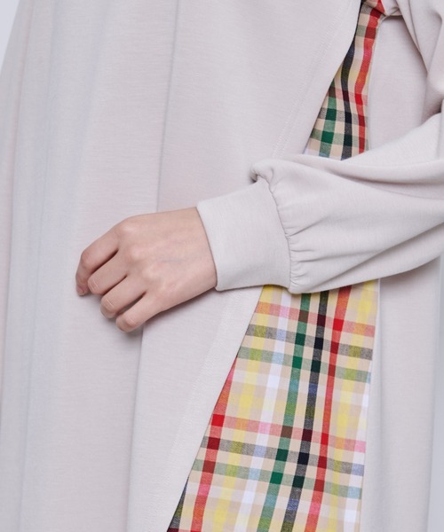 Arnold Palmer(アーノルドパーマー)の「パーマーチェック ドッキング スリット ワンピース(ワンピース・レディース・ベージュ/ネイビー/アイボリー・S/M/L)」の18枚目の写真