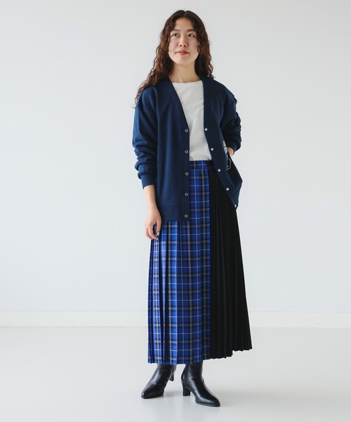 B:MING by BEAMS（ビーミングバイビームス）の「プリーツ ミックス スカート（S～M）（スカート・レディース・その他/グリーン/ブラウン・SMALL/MEDIUM）」の17枚目の写真