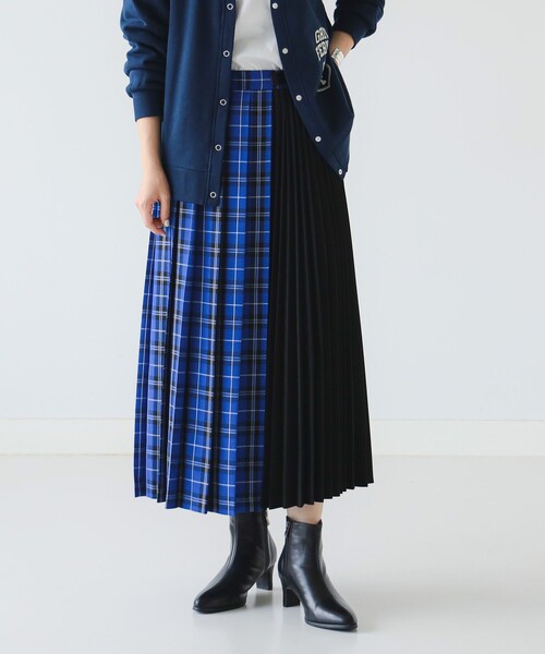 B:MING by BEAMS（ビーミングバイビームス）の「プリーツ ミックス スカート（S～M）（スカート・レディース・その他/グリーン/ブラウン・SMALL/MEDIUM）」の18枚目の写真