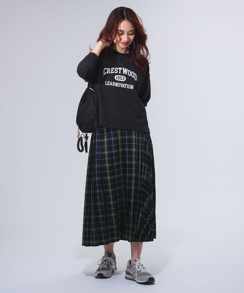 B:MING by BEAMS（ビーミングバイビームス）の「プリーツ ミックス スカート（S～M）（スカート・レディース・その他/グリーン/ブラウン・SMALL/MEDIUM）」の13枚目の写真