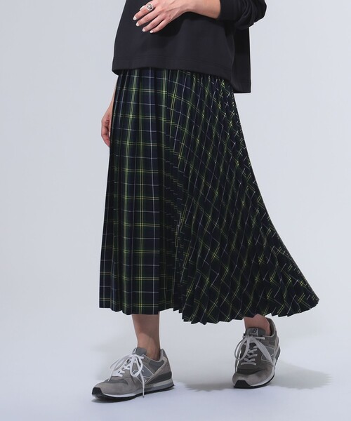 B:MING by BEAMS（ビーミングバイビームス）の「プリーツ ミックス スカート（S～M）（スカート・レディース・その他/グリーン/ブラウン・SMALL/MEDIUM）」の16枚目の写真