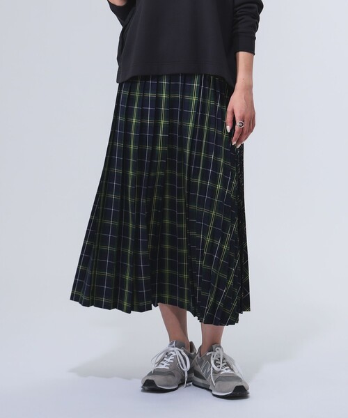 B:MING by BEAMS（ビーミングバイビームス）の「プリーツ ミックス スカート（S～M）（スカート・レディース・その他/グリーン/ブラウン・SMALL/MEDIUM）」の10枚目の写真