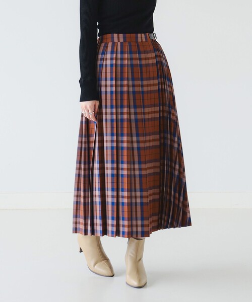 B:MING by BEAMS（ビーミングバイビームス）の「プリーツ ミックス スカート（S～M）（スカート・レディース・その他/グリーン/ブラウン・SMALL/MEDIUM）」の8枚目の写真