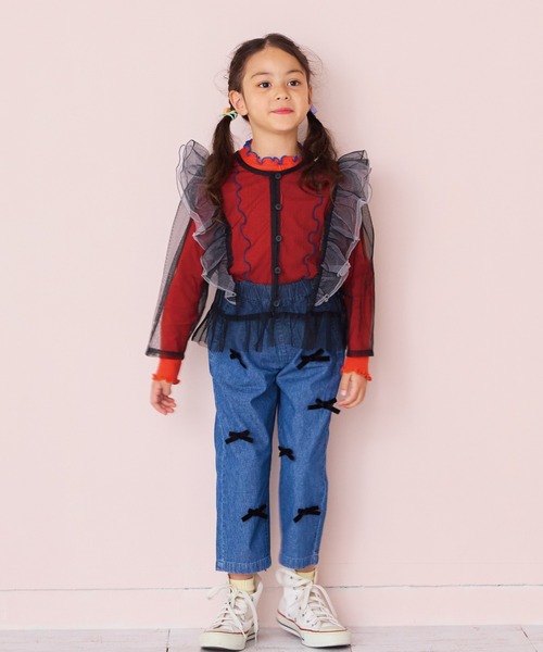 HOGAN RANCH WEAR(ホーガンランチウエア)の「メローリブカットソー(Tシャツ/カットソー・キッズ・レッド/イエロー/ブラック/オフホワイト・90/100/110/120/130/140/150)」の18枚目の写真