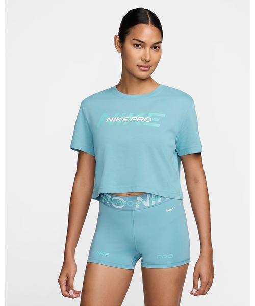 NIKE(ナイキ)の「《NIKEアパレル》ナイキ WS PRO CRP S/S Tシャツ FA24(Tシャツ/カットソー・レディース・ターコイズブルー/ピンク/ブラック・S/M/L/XL)」の9枚目の写真