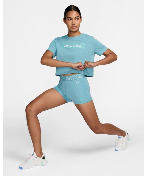 NIKE(ナイキ)の「《NIKEアパレル》ナイキ WS PRO CRP S/S Tシャツ FA24(Tシャツ/カットソー・レディース・ターコイズブルー/ピンク/ブラック・S/M/L/XL)」の13枚目の写真