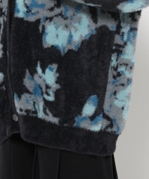 【セール】アソートシャギーガラVネックカーディガン(HARE)（カーディガン/ボレロ）｜HARE（ハレ）