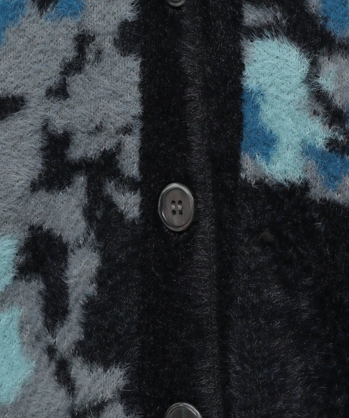 【セール】アソートシャギーガラVネックカーディガン(HARE)（カーディガン/ボレロ）｜HARE（ハレ）