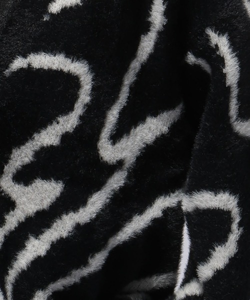 【セール】アソートシャギーガラVネックカーディガン(HARE)（カーディガン/ボレロ）｜HARE（ハレ）