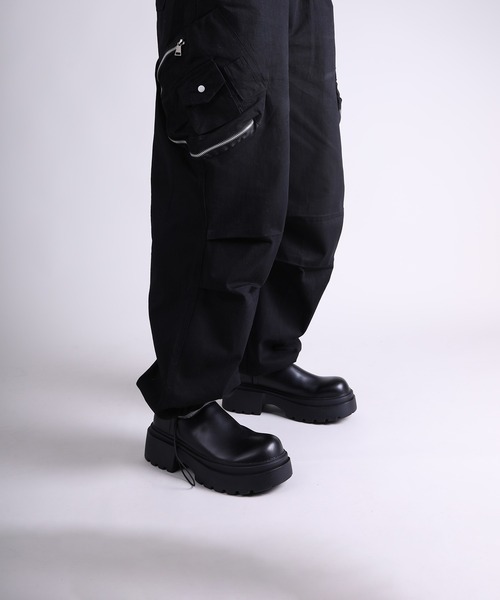 GENXDER(ノンジェンダー)の「【GENXDER】ポケットカーゴパンツ(カーゴパンツ・メンズ・ブラック/チョコ・MEDIUM/LARGE/X-LARGE/XX-LARGE)」の13枚目の写真