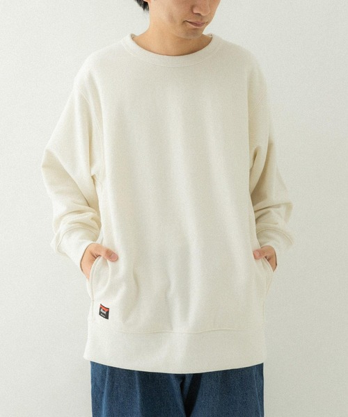 NANGA（ナンガ）の「『別注』NANGA×EKAL　ロゴスウェット（スウェット・メンズ・グレー/ホワイト・MEDIUM/LARGE）」の6枚目の写真