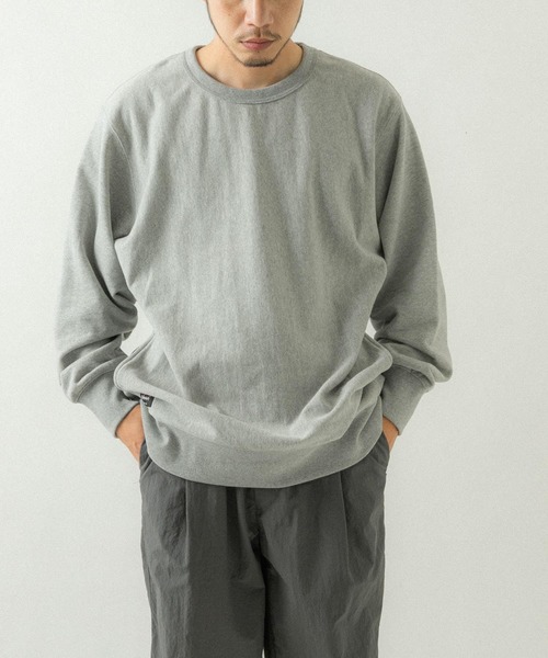 NANGA（ナンガ）の「『別注』NANGA×EKAL　ロゴスウェット（スウェット・メンズ・グレー/ホワイト・MEDIUM/LARGE）」の22枚目の写真