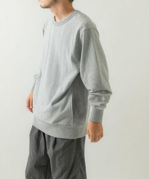 NANGA（ナンガ）の「『別注』NANGA×EKAL　ロゴスウェット（スウェット・メンズ・グレー/ホワイト・MEDIUM/LARGE）」の21枚目の写真