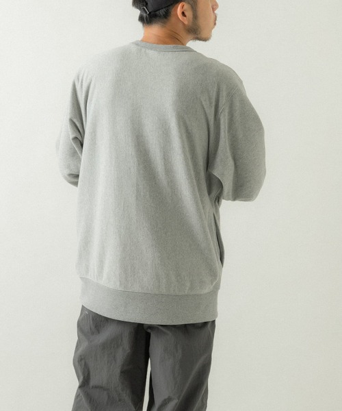 NANGA（ナンガ）の「『別注』NANGA×EKAL　ロゴスウェット（スウェット・メンズ・グレー/ホワイト・MEDIUM/LARGE）」の20枚目の写真