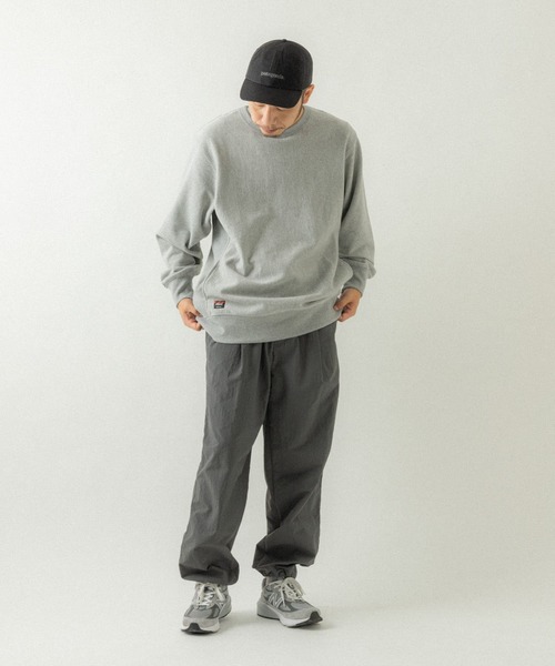 NANGA（ナンガ）の「『別注』NANGA×EKAL　ロゴスウェット（スウェット・メンズ・グレー/ホワイト・MEDIUM/LARGE）」の19枚目の写真