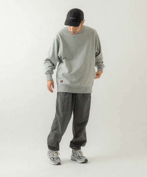 NANGA（ナンガ）の「『別注』NANGA×EKAL　ロゴスウェット（スウェット・メンズ・グレー/ホワイト・MEDIUM/LARGE）」の18枚目の写真