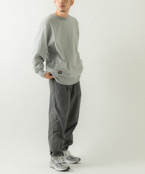 NANGA（ナンガ）の「『別注』NANGA×EKAL　ロゴスウェット（スウェット・メンズ・グレー/ホワイト・MEDIUM/LARGE）」の17枚目の写真