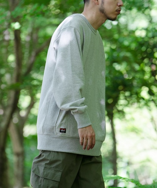 NANGA（ナンガ）の「『別注』NANGA×EKAL　ロゴスウェット（スウェット・メンズ・グレー/ホワイト・MEDIUM/LARGE）」の15枚目の写真