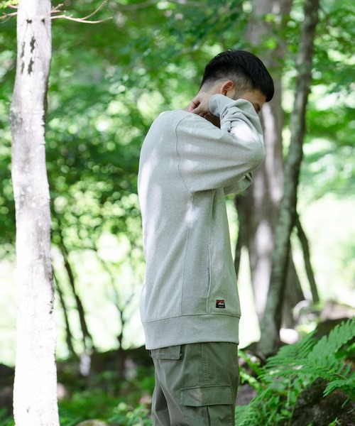 NANGA（ナンガ）の「『別注』NANGA×EKAL　ロゴスウェット（スウェット・メンズ・グレー/ホワイト・MEDIUM/LARGE）」の14枚目の写真