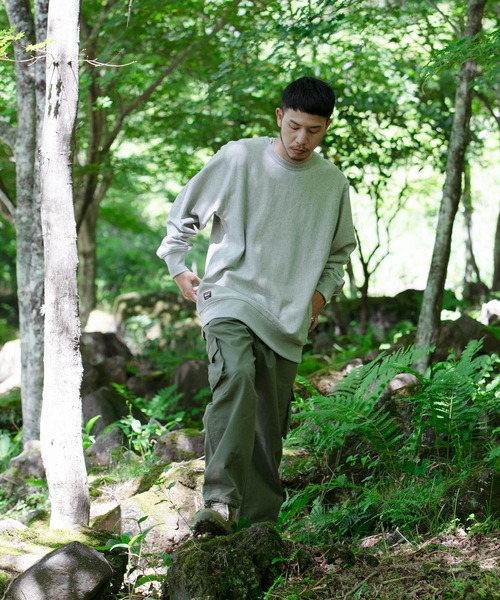 NANGA（ナンガ）の「『別注』NANGA×EKAL　ロゴスウェット（スウェット・メンズ・グレー/ホワイト・MEDIUM/LARGE）」の12枚目の写真