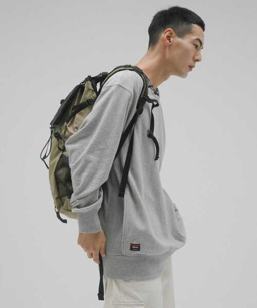 NANGA（ナンガ）の「『別注』NANGA×EKAL　ロゴスウェット（スウェット・メンズ・グレー/ホワイト・MEDIUM/LARGE）」の10枚目の写真