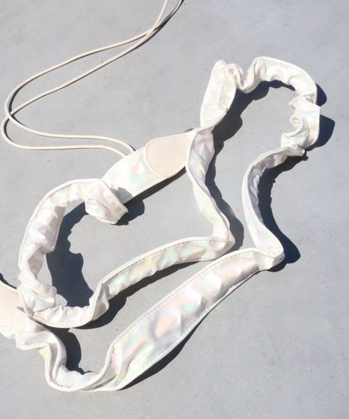 SPRUCE（スプルース）の「<SPRUCE/スプルス>メタギャザーショルダー（ショルダーバッグ・レディース・ブラック/シルバー/ブルー/ホワイト/ゴールド・ONE SIZE）」の2枚目の写真