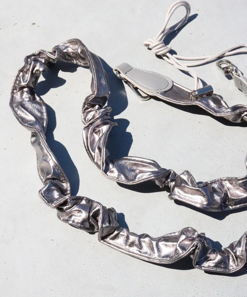 SPRUCE（スプルース）の「<SPRUCE/スプルス>メタギャザーショルダー（ショルダーバッグ・レディース・ブラック/シルバー/ブルー/ホワイト/ゴールド・ONE SIZE）」の11枚目の写真