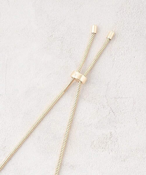 OPAQUE.CLIP(オペークドットクリップ)の「◆メタルスライドネックレス(ネックレス・レディース・シルバー/ゴールド・00)」の7枚目の写真