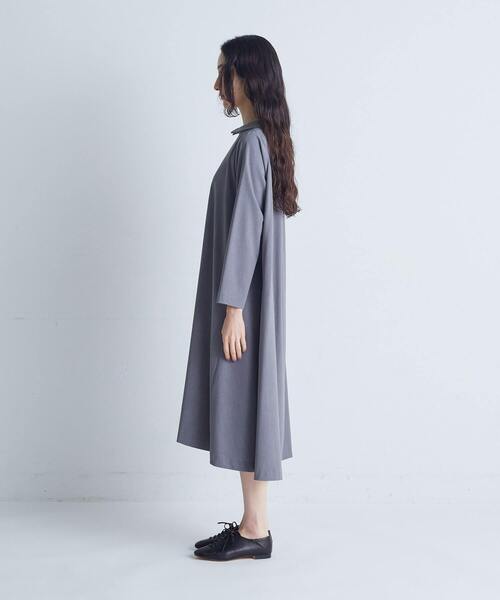 conges payes ADIEU TRISTESSE（コンジェ ペイエ アデュートリステス）の「◆きれいめAラインワンピース（ワンピース・レディース・グレー/ブラック・38）」の15枚目の写真