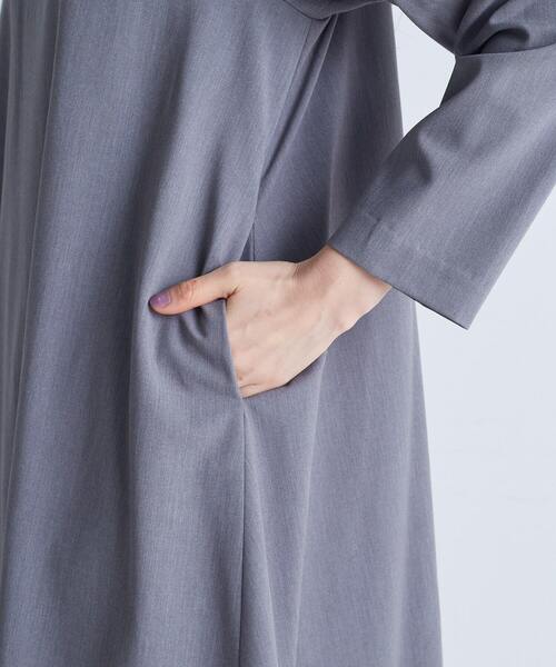 conges payes ADIEU TRISTESSE（コンジェ ペイエ アデュートリステス）の「◆きれいめAラインワンピース（ワンピース・レディース・グレー/ブラック・38）」の20枚目の写真