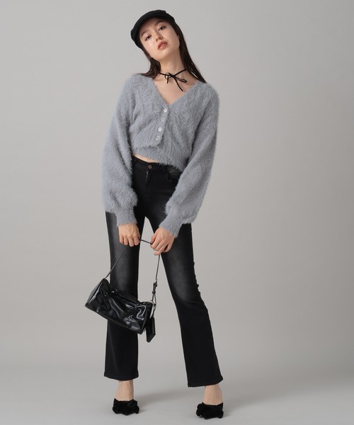 FOREVER 21（フォーエバー トゥエンティーワン）の「【2024FW】フェザーアンサンブル（カーディガン/ボレロ・レディース・ピンク/グレー/ナチュラル/ブルー/ピンク系その他/ライトグレー・FREE）」の19枚目の写真