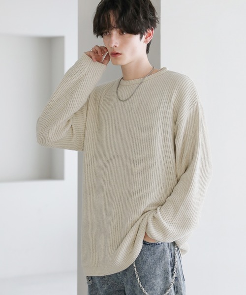 【美品】MARK&LONA（マーク＆ロナ）ジャガードクルーニット MILAOクルーネックジャガードニット(ニット)｜トップス｜Mila Owen