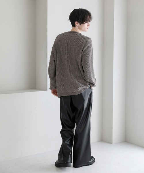 gadid anoniem HANGER ニット セーター ロゴジャガードニット｜MEN｜251ISB70-030B｜AZUL BY MOUSSY