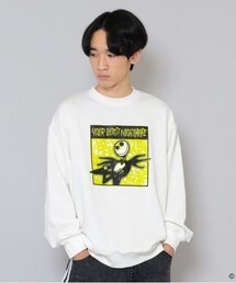 GLAZOS | 【大人向けサイズあり】【ナイトメアー・ビフォア・クリスマス】ジャック/ボックスプリントトレーナー(スウェット)