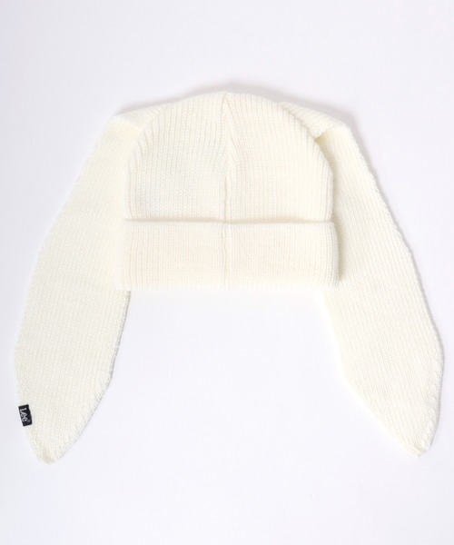 Lee(リー)の「Lee(リー)うさ耳ニットビーニー/ニットキャップ/耳付きニット帽 レディース メンズ ユニセックス(ニットキャップ/ビーニー・レディース・ライトブルー/ブラック/ピンク/ホワイト・FREE)」の1枚目の写真