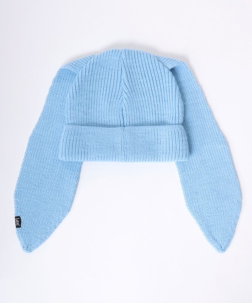 Lee(リー)の「Lee(リー)うさ耳ニットビーニー/ニットキャップ/耳付きニット帽 レディース メンズ ユニセックス(ニットキャップ/ビーニー・レディース・ライトブルー/ブラック/ピンク/ホワイト・FREE)」の3枚目の写真