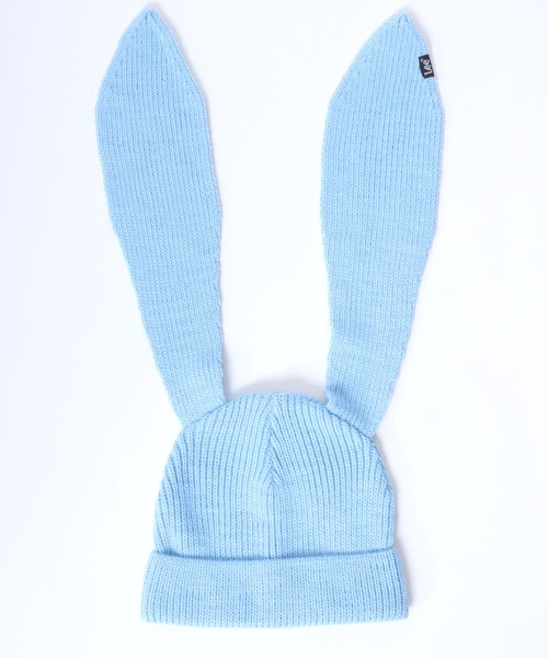Lee(リー)の「Lee(リー)うさ耳ニットビーニー/ニットキャップ/耳付きニット帽 レディース メンズ ユニセックス(ニットキャップ/ビーニー・レディース・ライトブルー/ブラック/ピンク/ホワイト・FREE)」の16枚目の写真