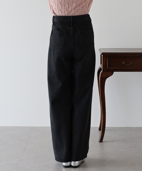 BLUEEAST（ブルーイースト）の「ハートスタッズデニムパンツ（デニムパンツ・レディース・ブルー/ブラック・MEDIUM/LARGE/SMALL）」の7枚目の写真