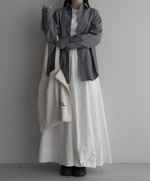 remer(リメール)の「loose basic regular shirt / ルーズベーシックレギュラーシャツ(シャツ/ブラウス・メンズ・ライトグレー/ホワイト/ネイビー/ダークグリーン/サックスブルー・SMALL/X-SMALL/LARGE/MEDIUM)」の11枚目の写真