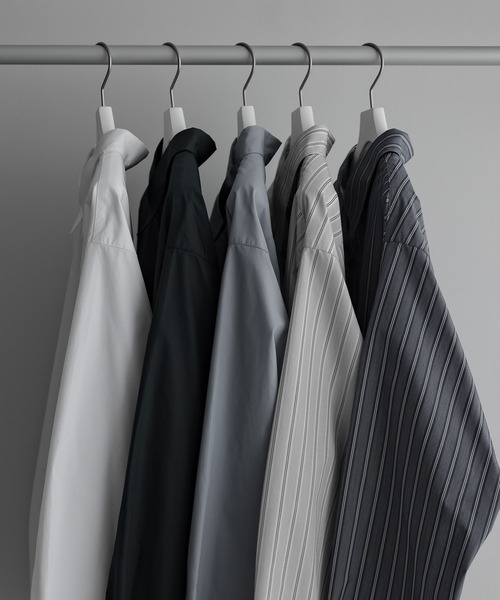 remer(リメール)の「loose basic regular shirt / ルーズベーシックレギュラーシャツ(シャツ/ブラウス・メンズ・ライトグレー/ホワイト/ネイビー/ダークグリーン/サックスブルー・SMALL/X-SMALL/LARGE/MEDIUM)」の20枚目の写真