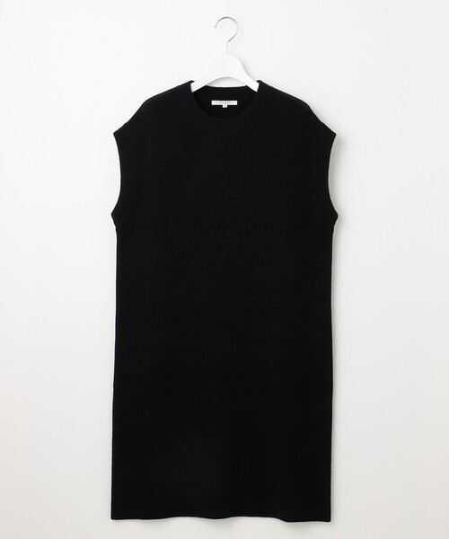 23区 S（ニジュウサンクチイサイサイズ）の「【SLOW/一部店舗限定】ニットトータル スリーブレス ワンピース（ワンピース・レディース・ブラック系3/ブラック系・32）」の8枚目の写真