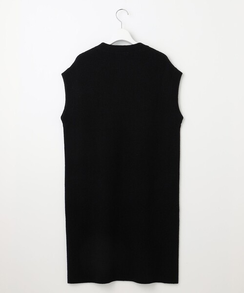 23区 S（ニジュウサンクチイサイサイズ）の「【SLOW/一部店舗限定】ニットトータル スリーブレス ワンピース（ワンピース・レディース・ブラック系3/ブラック系・32）」の9枚目の写真