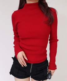 Judin（ジュディン）の「カフボタンリブハイネックプルオーバー【JD】（スウェット）」